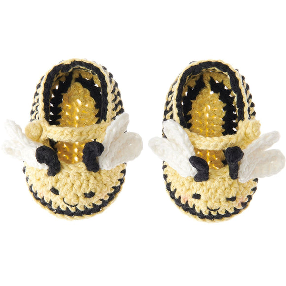 Ricorumi Crochet Set Baby Booties Bee