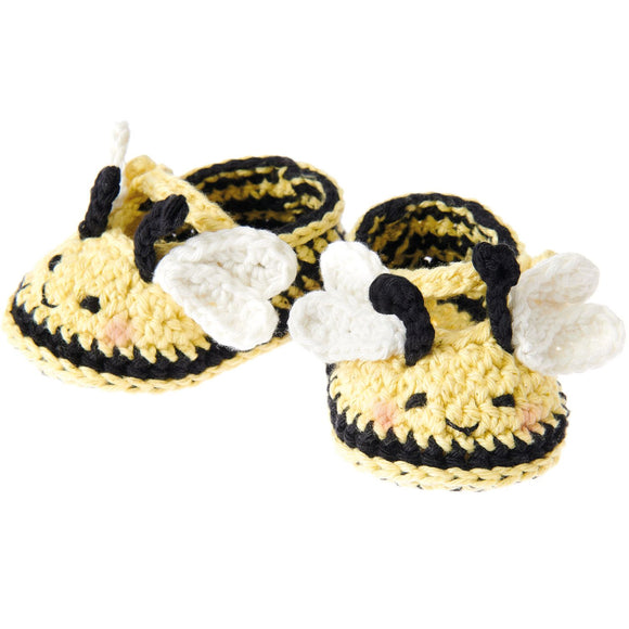 Ricorumi Crochet Set Baby Booties Bee