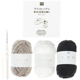 Ricorumi Crochet Set Baby Booties Bunny - 0