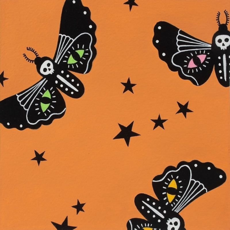 Tessuto Moon Moth Cotone Americano
