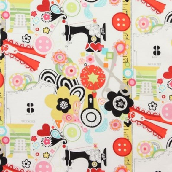 Tessuto Sew Now! Sew Wow! Cotone Americano