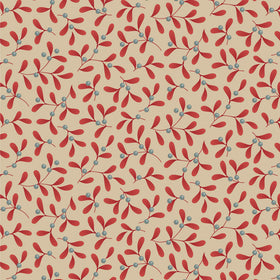 Tessuto Cotone Americano Tilda Merry Little Christmas Mistletoe - 0