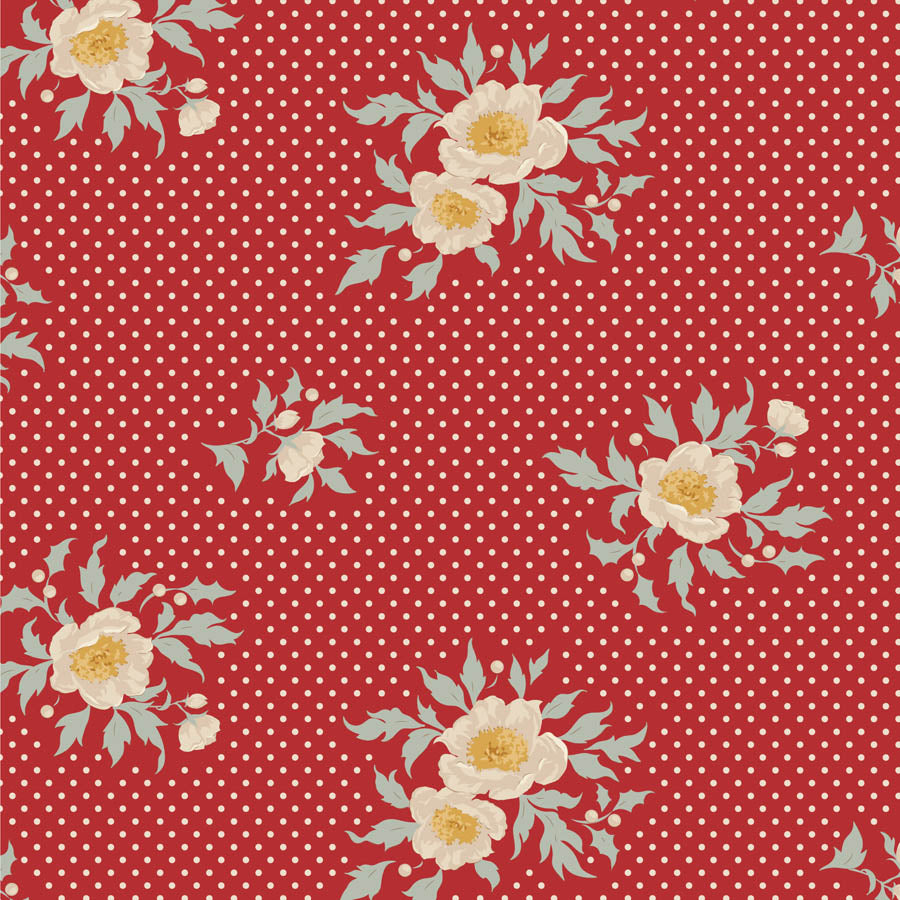 Tessuto Cotone Americano Tilda Merry Little Christmas Joy