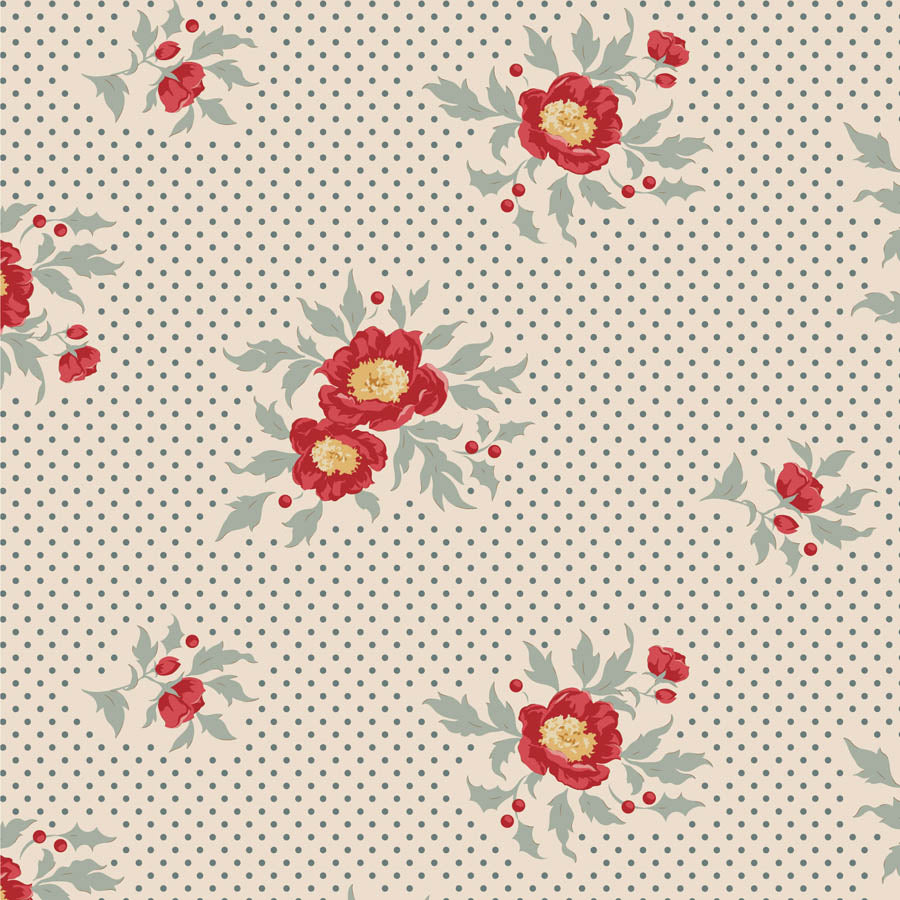 Tessuto Cotone Americano Tilda Merry Little Christmas Joy - 0