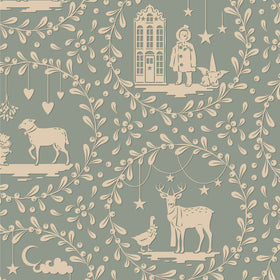 Tessuto Cotone Americano Tilda Merry Little Christmas Paperscenes - 0