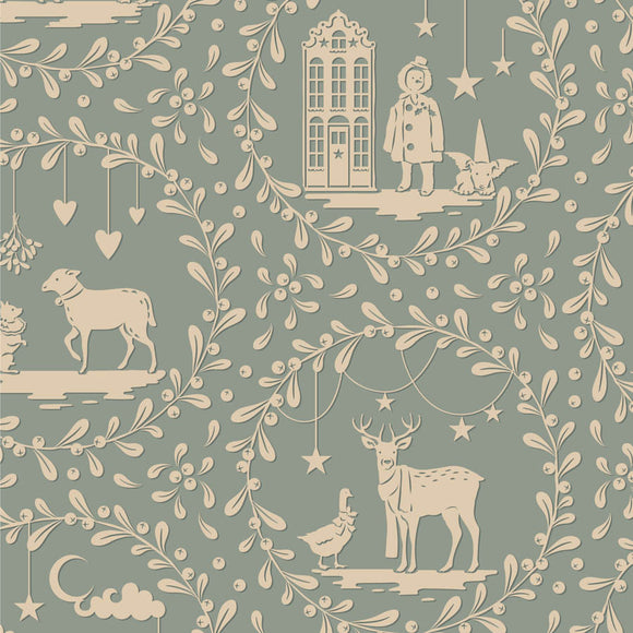 Tessuto Cotone Americano Tilda Merry Little Christmas Paperscenes