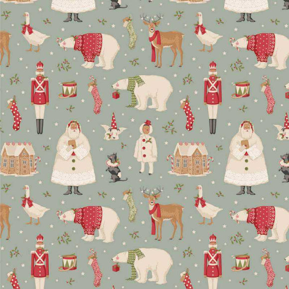 Tessuto Cotone Americano Tilda Merry Little Christmas Winterfriends