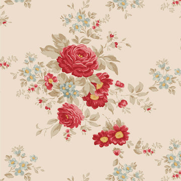 Acquista crema Tessuto Cotone Americano Tilda Merry Little Christmas Carol