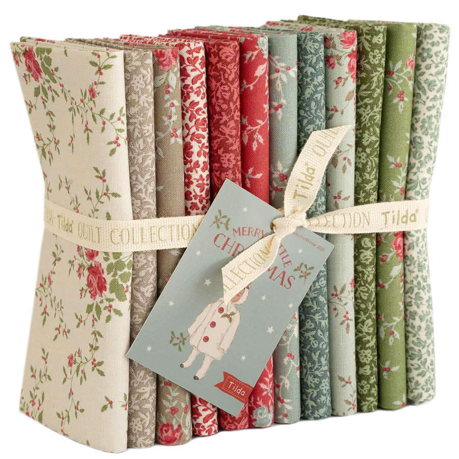Tessuto Cotone Americano Tilda Merry Little Christmas Bundle Blenders