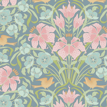 Acquista blu Tessuto Cotone Americano Tilda Songbird Songbird
