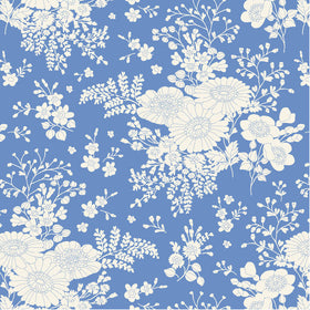 Tessuto Cotone Americano Tilda Something Blue Isolde Cornflower