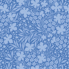 Tessuto Cotone Americano Tilda Something Blue Bushbloom Cornflower