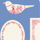 Tessuto Cotone Americano Tilda Something Blue Labels & Ornaments Blue-1