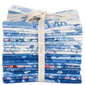 Tessuto Cotone Americano Tilda Something Blue Bundle All Collection