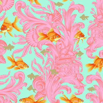 Tessuto Tula Pink Besties Cotone Americano Treading Water