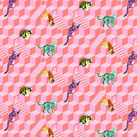 Tessuto Tula Pink Besties Cotone Americano Sitting Pretty