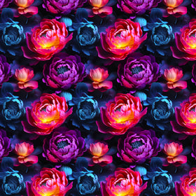Softshell Summer Neon Peonies - 0