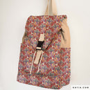 Tessuto Sughero Cork Print Retro Flowers Katia Fabrics-2