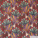 Tessuto Sughero Cork Print Retro Flowers Katia Fabrics-1