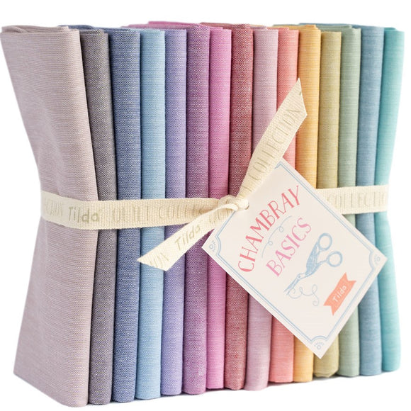 Tilda Chambray Basics Fat Quarter Bundle
