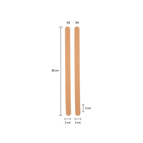 Acquista cammello Manici In Similpelle Per Borse 35cm