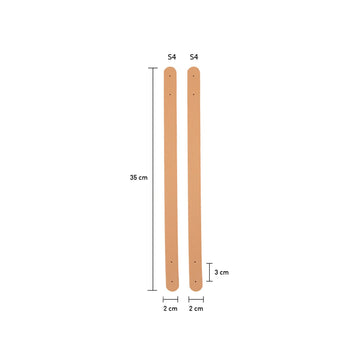 Acquista cammello Manici In Similpelle Per Borse 35cm