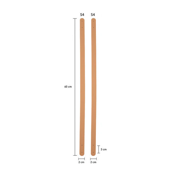 Manici In Similpelle Per Borse 60cm