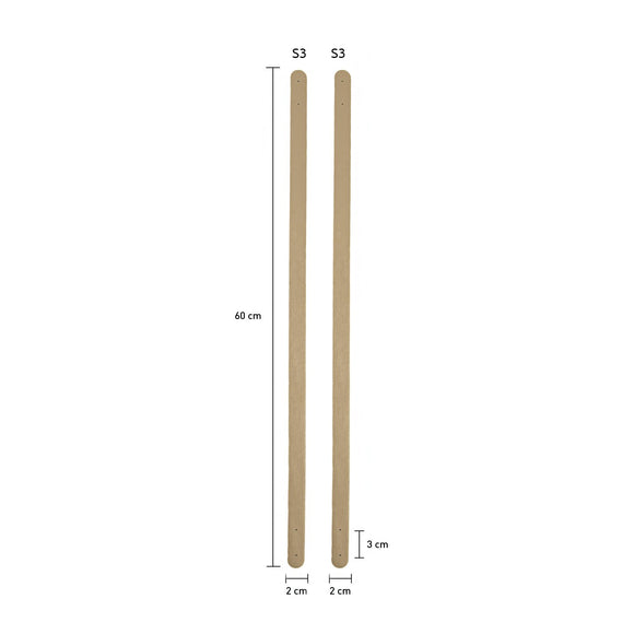 Manici In Similpelle Per Borse 60cm
