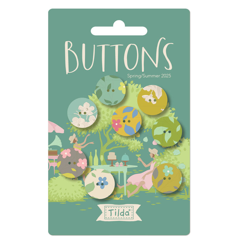 Tilda Buttons Sunday Brunch 16mm