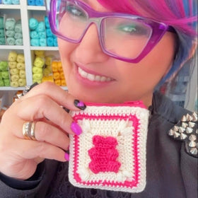 Corso UNCINETTO - Portamonete Granny Gummy