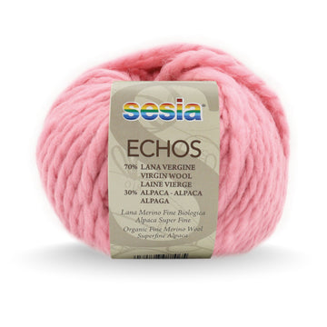 Acquista 0616-rosa-geranio Filati Sesia Echos Lana Bilogica E Alpaca