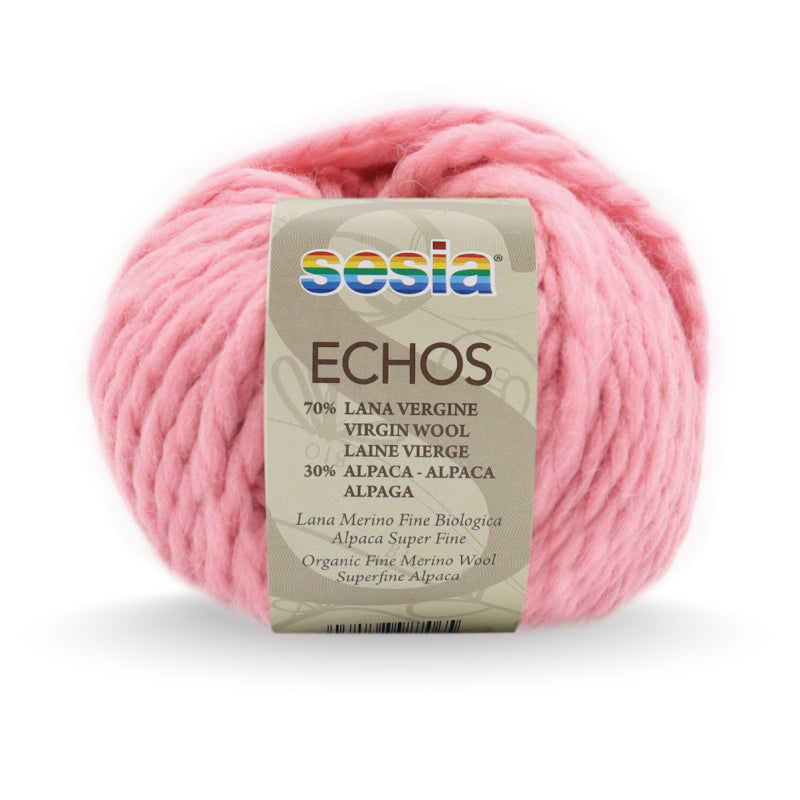 Acquista 0616-rosa-geranio Filati Sesia Echos Lana Bilogica E Alpaca