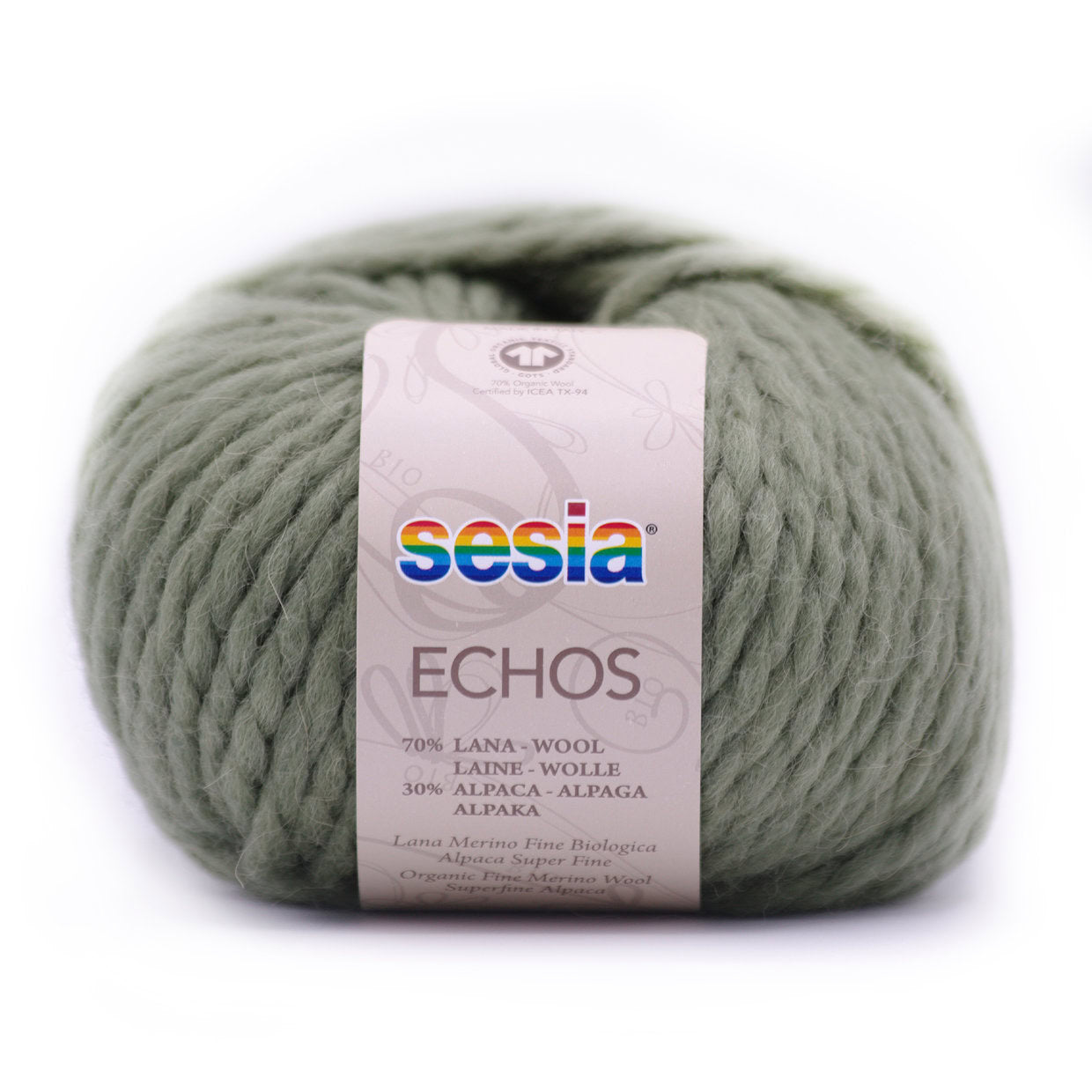 Acquista 4521-verde-salvia Filati Sesia Echos Lana Bilogica E Alpaca