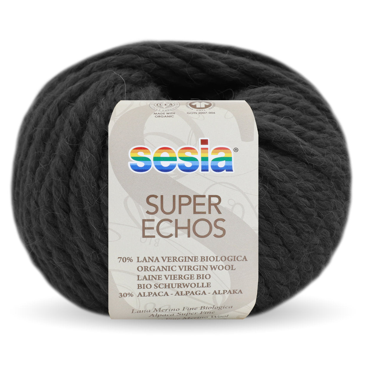 Filati Sesia Super Echos Lana Biologica E Alpaca
