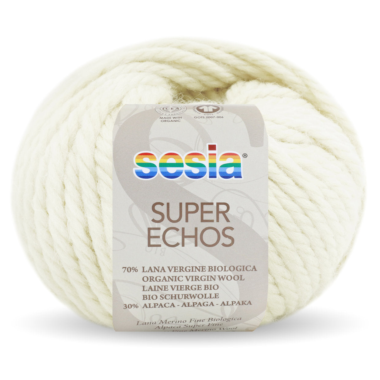 Filati Sesia Super Echos Lana Biologica E Alpaca