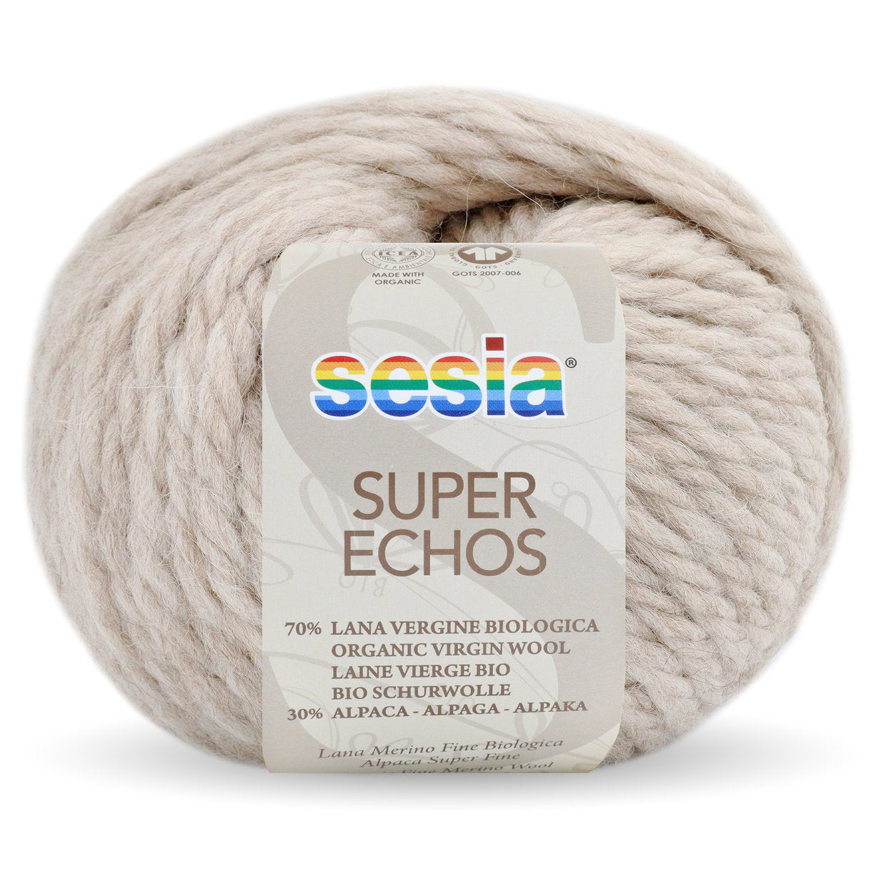 Filati Sesia Super Echos Lana Biologica E Alpaca