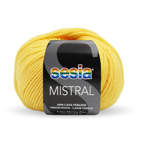Acquista 0054-giallo-chiaro Filati Sesia Mistral Lana Merino