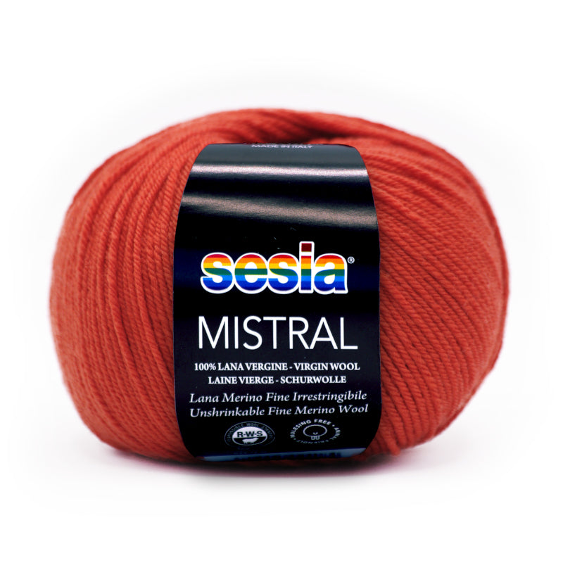 Acquista 5886-terra-di-siena Filati Sesia Mistral Lana Merino