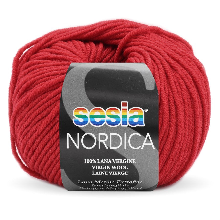 Acquista 0163-rosso-scuro Filati Sesia Nordica Lana Merino