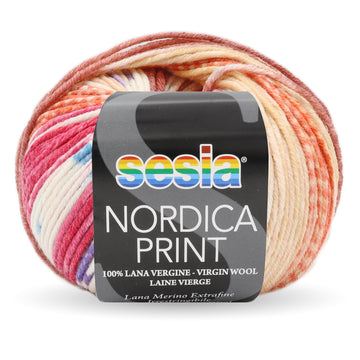 Acquista 4355-bruciato Filati Sesia Nordica Print Lana Merino