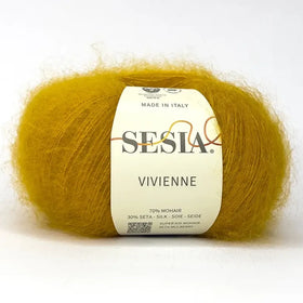 Acquista 3213-giallo-ocra Filati Sesia Vivienne Mohair Seta