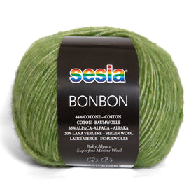 Acquista 0075-felce Filati Sesia Bon Bon – Cotone, Baby Alpaca e Merino Superfine