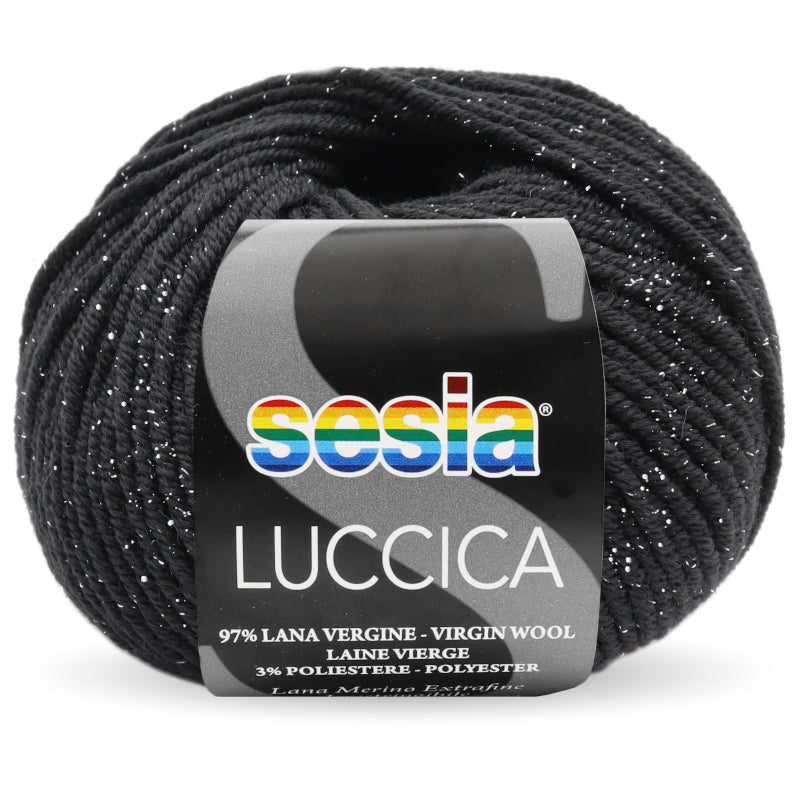 Acquista 0067-nero Filati Sesia Luccica Lana Merino