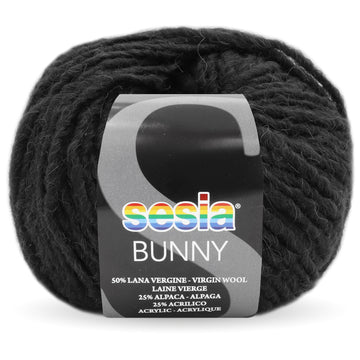 Acquista 0067-nero Filati Sesia Bunny Misto Lana Alpaca Acrilico