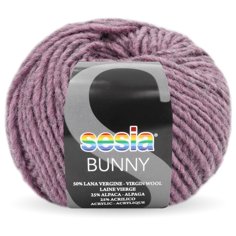 Acquista 8179-ciclamino-melange Filati Sesia Bunny Misto Lana Alpaca Acrilico