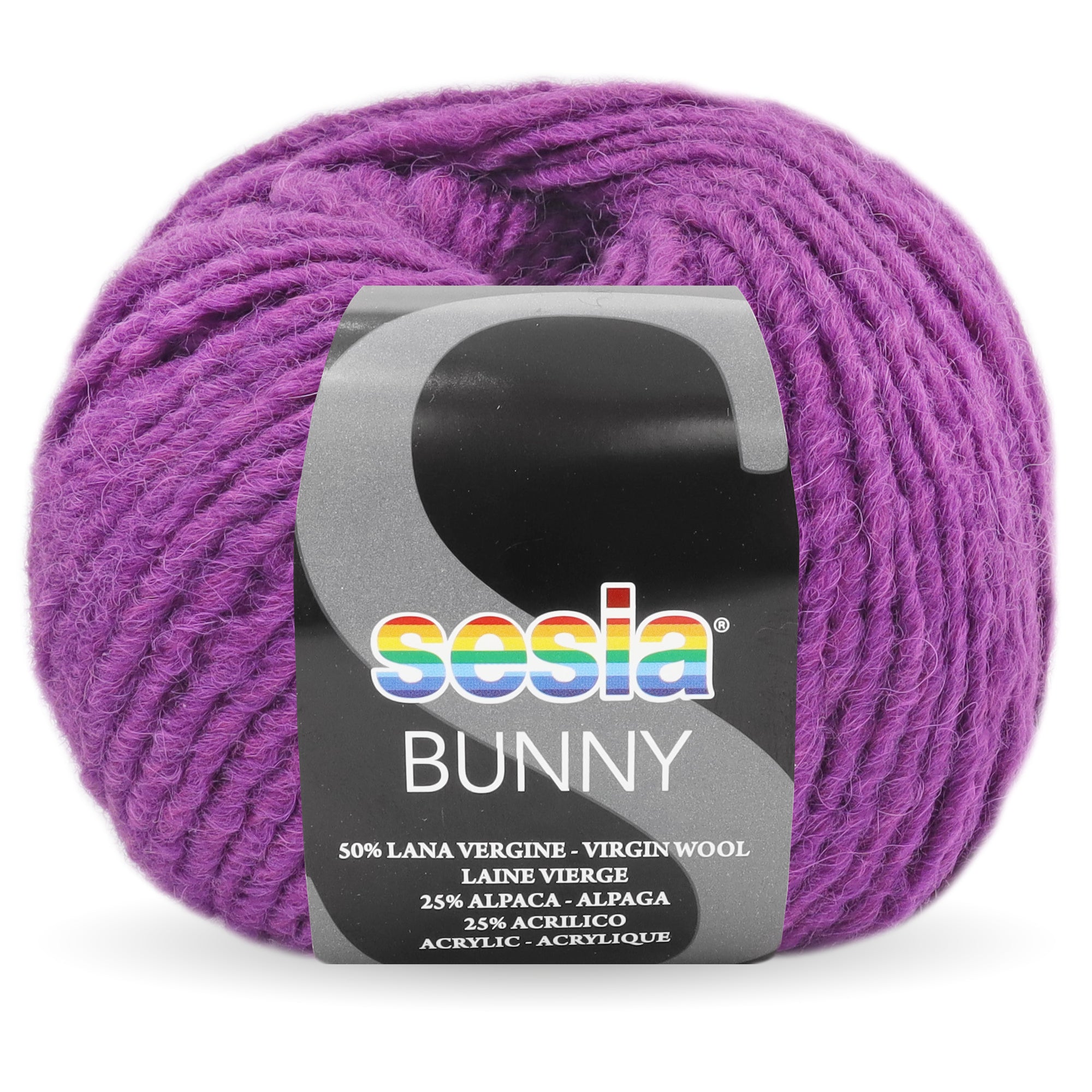 Acquista 0004-prugna Filati Sesia Bunny Misto Lana Alpaca Acrilico