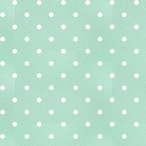 Cotone Americano Tweets & Treats Polka Dots Sky Blue