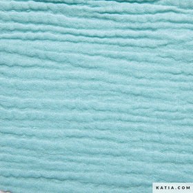 Acquista azzurro-acqua Katia Fabrics Mussola Solid - Tinta Unita