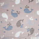 Katia Fabrics Teddy Fur Coraline Print Whales Balene-1