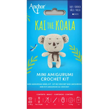 Kit Amigurumi Crochet Kai the Koala - Anchor - Facile - 0
